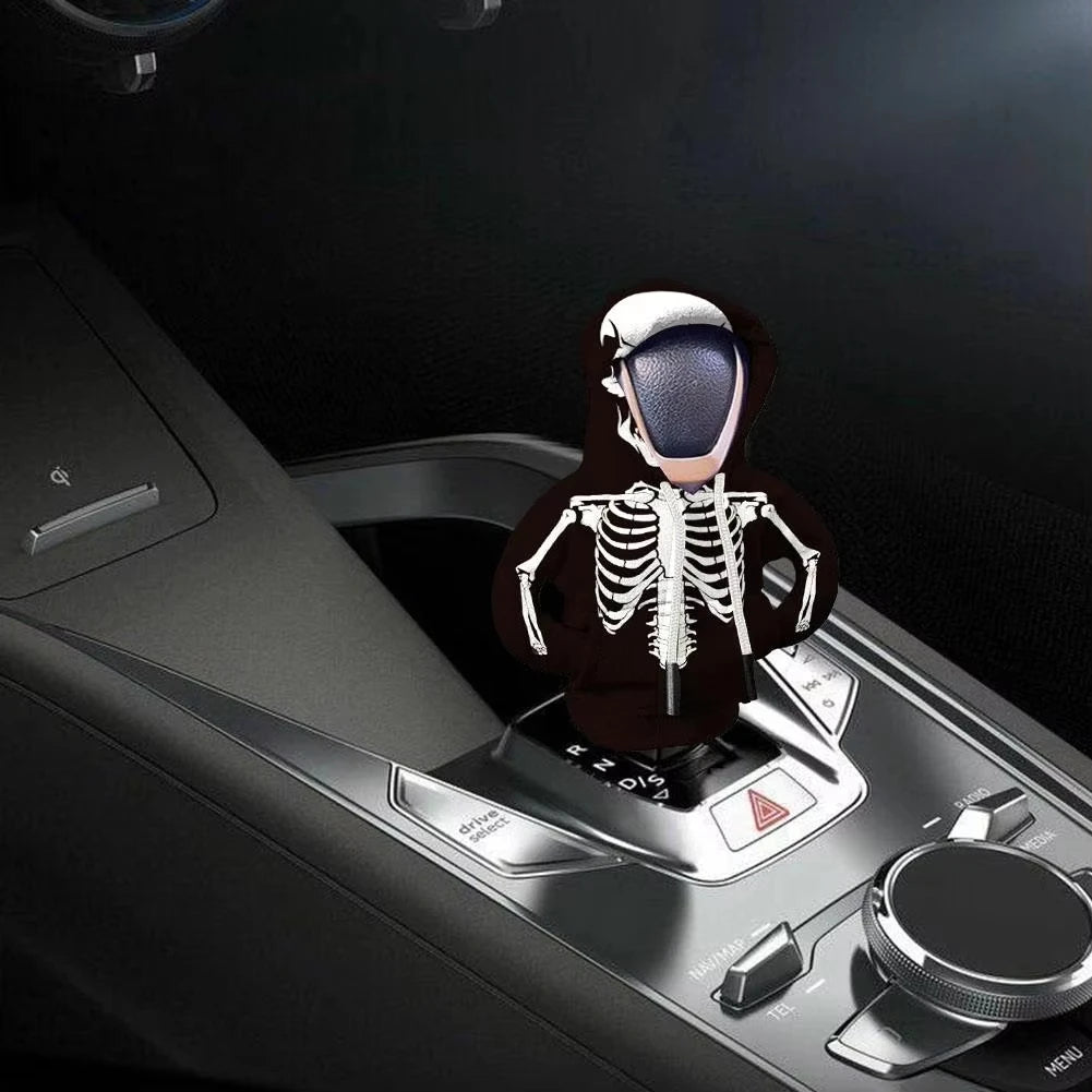 Gear Shift Halloween Style Hoodie Cover Shift Cover Car Gear Handle Decoration Fits Manual Auto Universal Lever Interior Decor