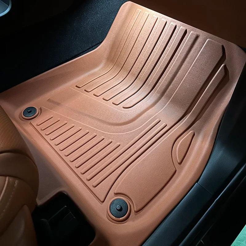 Wholesale Car Floor Mats for Lixiang L7 2023 2024 2025 Waterproof Non-slip Foot Pad TPE Car Carpet Black Floor Liners Trunk Mats