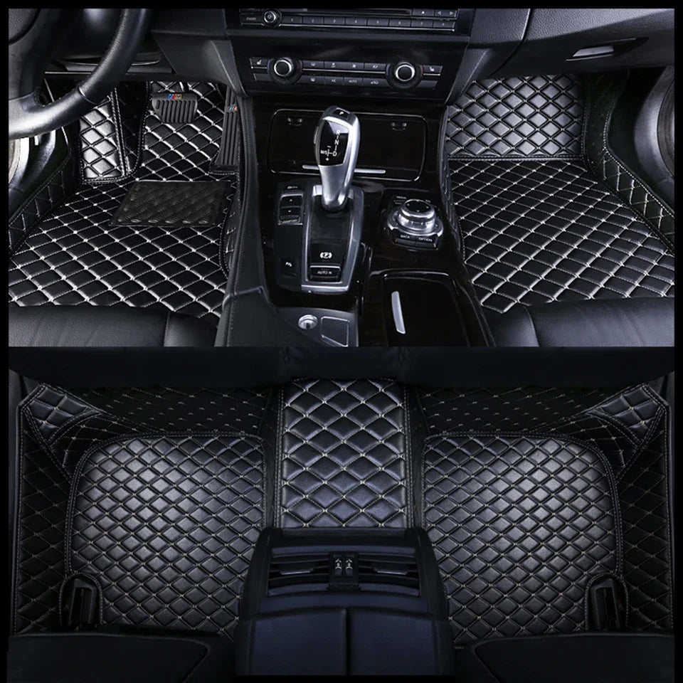 Custom Leather Car Floor Mat For Renault Captur Laguna Koleos Latitude 2011 2012 2018 2019 2020 Waterproof interior Accessories