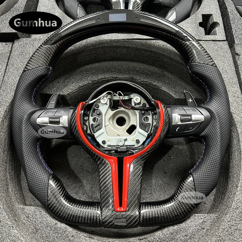 M Sport LED Steering Wheel For M1 M2 M3 M4 M5 M6 F30 F31 F32 F35 F36 F48 F52 F01 F02 F03 F10 F11 F13 F15 F16 F20 F21 F22 F25 F23