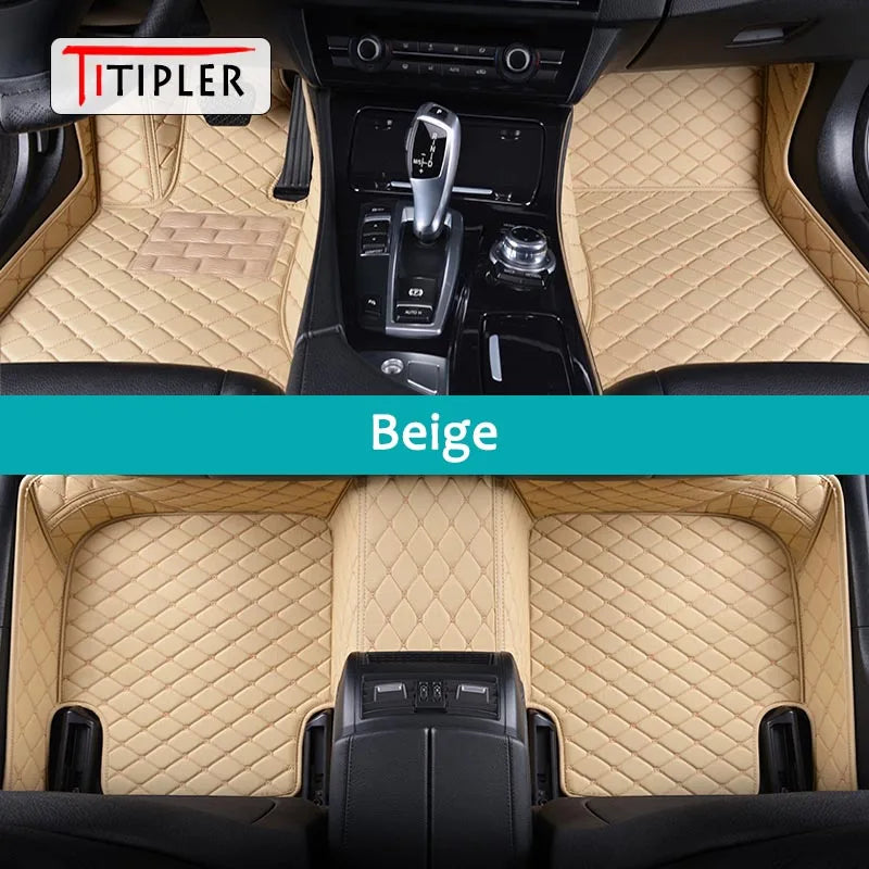 TITIPLER Custom Car Floor Mats For Alfa Romeo Stelvio Auto Carpets Foot Coche Accessorie