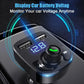Bluetooth 5.0 Car Dual USB Fast Charger FM Transmitter Bluetooth Handsfree Car Kit Audio Modulator MP3 Player Audio Receiver