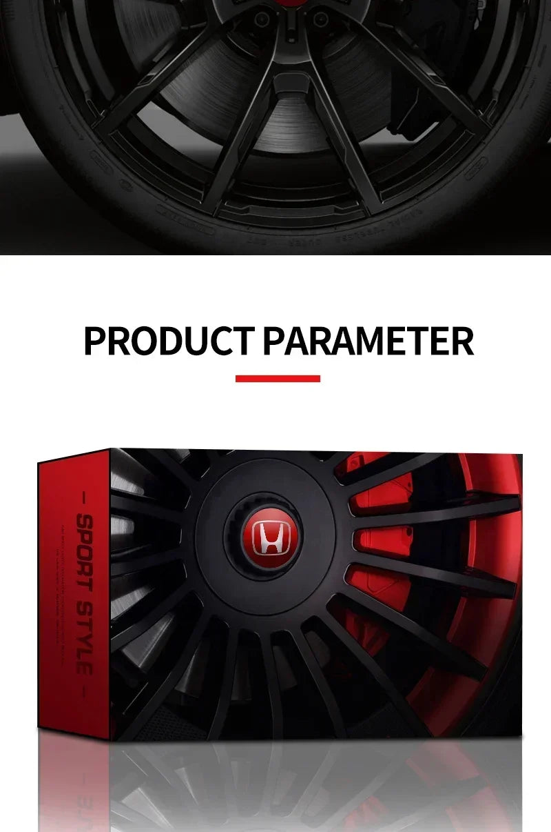 4Pcs 56mm Car Wheel Center Hub Caps Logo Sticker For Honda Civic Fit Jazz Accord CRV HRV City Odyssey Passport Pilot Vezel