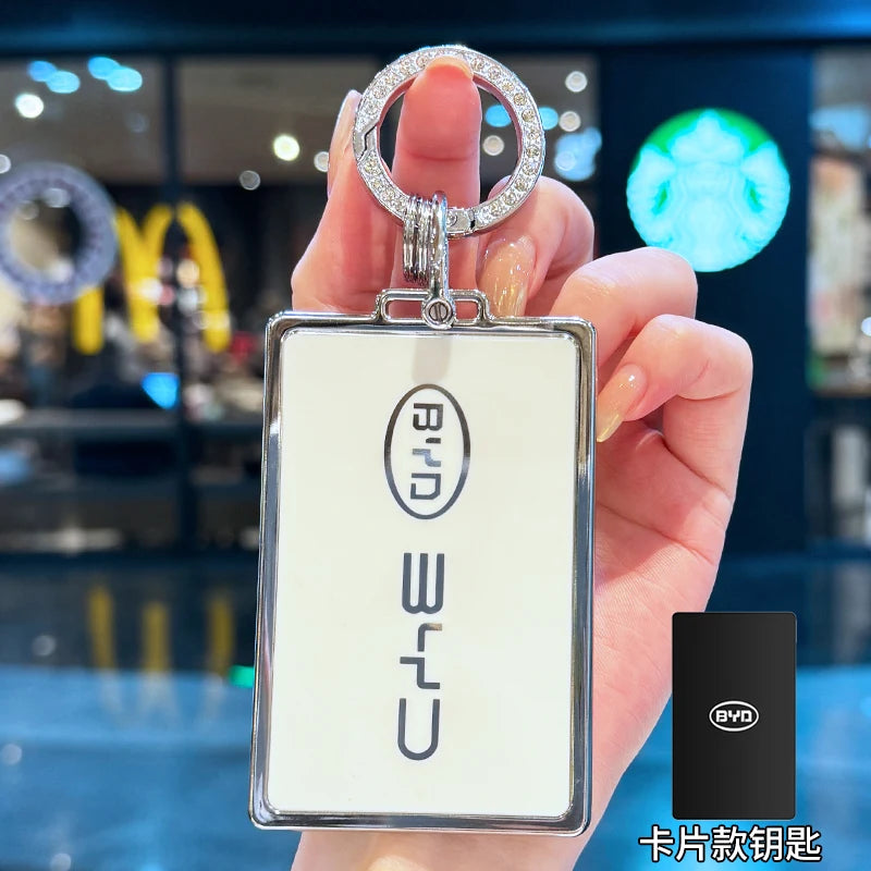 ICAR TPU Car Key Case for BYD Atto 3 Han EV Dolphin Durable Second Song Pro Tang Dm QIn PLUS MAX Yuan Key Bag Holder Cover Chain