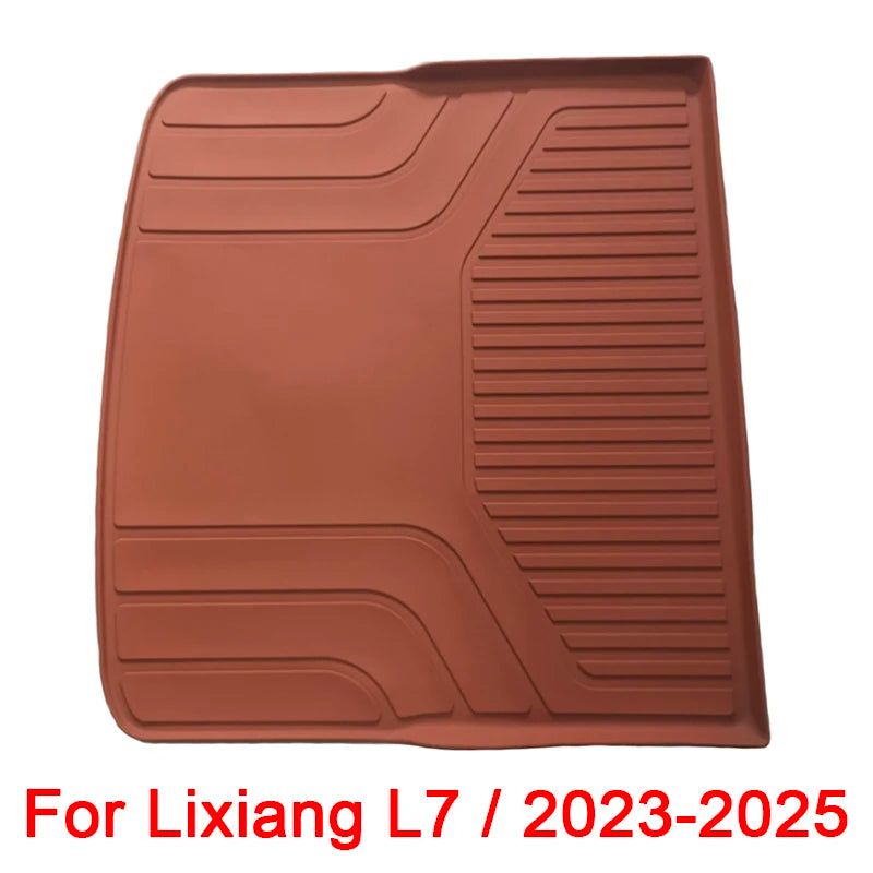 Wholesale Car Floor Mats for Lixiang L7 2023 2024 2025 Waterproof Non-slip Foot Pad TPE Car Carpet Black Floor Liners Trunk Mats