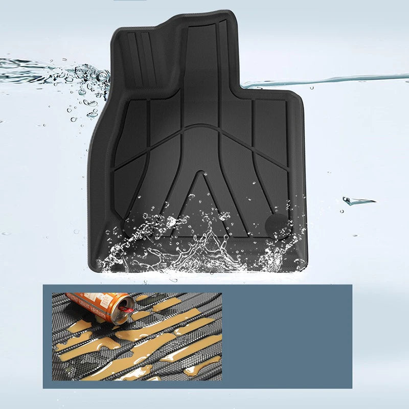 Car Floor Mats for EXLANTIX ES 2025 2024-present Trunk Mats Cargo Liner Protector Waterproof Non-slip Foot Pad Carpet Kits