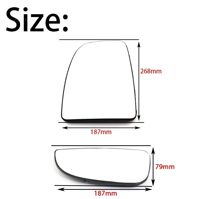 Rearview Mirror Glass Door Wing Mirror For Peugeot Boxer Manager for Citroen Relay Jumper With Heated Door Wing Rearview Mirrors