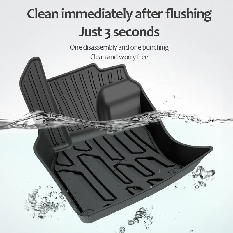 For Volkswagen Atlas Accessories VW Teramont Pro 2025 2026 7 Seats Car TPE Floor Mat Leather Foot Mat LHD Carpet Rug Pad Cushion