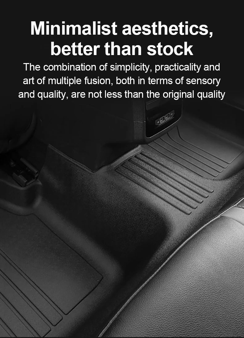 LHD For MGS5 EV ES34 2024 2025 MG ES5 TPE Floor Mats Cargo Foot Pad Tray Waterproof Full Set Rug Tappetos Internal Car Accessory