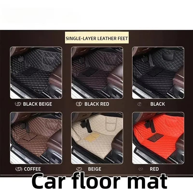 Custom Car Floor Mats For Porsche Taycan 2019 2020 2021 2022 2023 Anti-slip Wear-resistant Auto Carpets Foot Coche Accessories