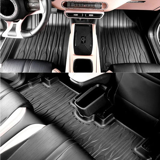 TPE Floor Mats For BYD Dolphin Mini Seagulls 2024 2025 Trunk Mats Waterproof Non-slip Carpet Back Seat Protector Boot Liner Tray