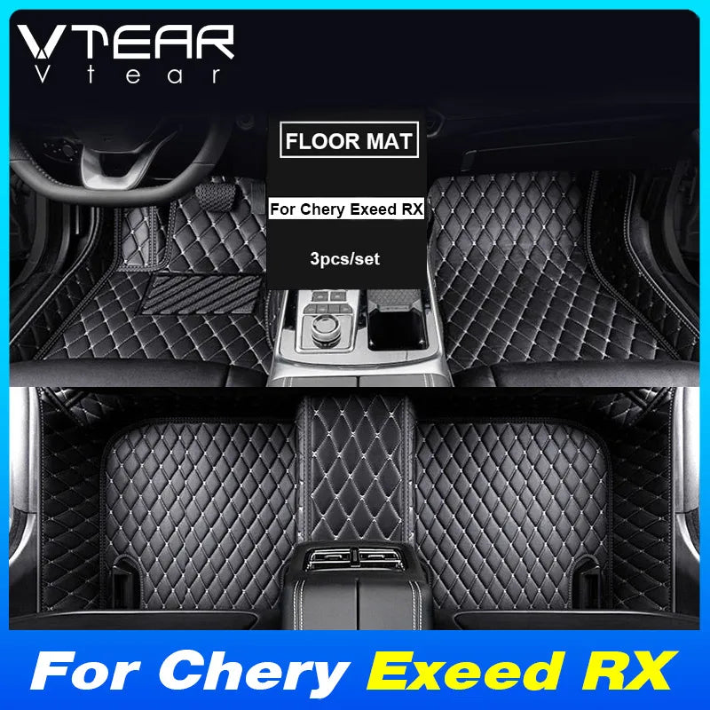 Vtear Car Carpet Cover Decoration Dustproof Floor Mat Accessories Interior Anti Dirt Pad Non Slip Parts For Chery Exeed RX 2024
