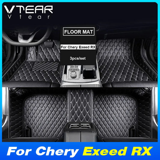 Vtear Car Carpet Cover Decoration Dustproof Floor Mat Accessories Interior Anti Dirt Pad Non Slip Parts For Chery Exeed RX 2024