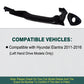 Black Exterior Door Handle for Hyundai Elantra 2011 2012 2013 2014 2015 2016 Front Rear Left Right