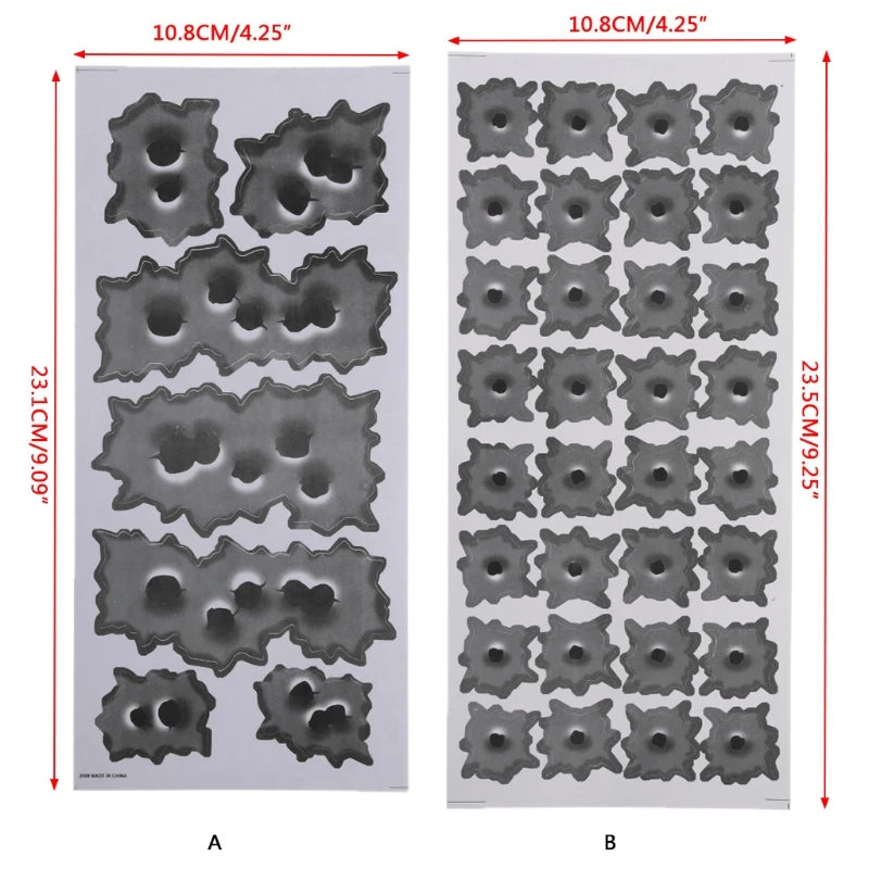 Car Decal 3D Hole Sticker for Creative Stickers Personality Scratch Stickers Motorcycle Holes Vinyl Decal Accesso