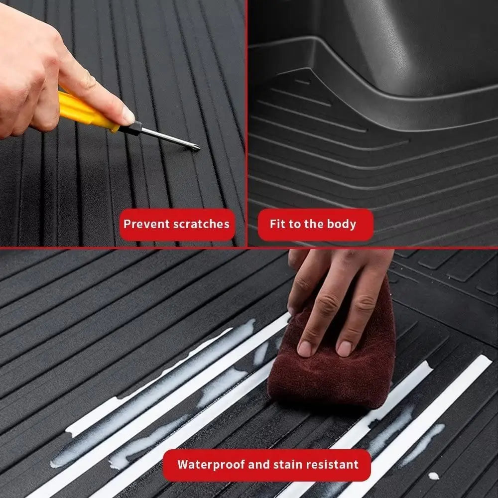 Trunk Mats For Mazda 3 Mazda3 Axela Sedan BP 2023 2022 2021 2020 2019 High Temperature Resistant Storage Carpet Auto Accessories