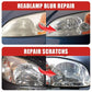 Car Headlight Restoration Polishing Sets Headlamp Scratch Remover Repair Cleaning Paste Remove Oxidation Headlight Polish Liquid