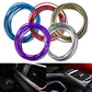 Car Universal Trims Strip 5M Tape Interior Modelling Line Flexible Wheel Modified Center Control Instrument Panel Chrome Glitter