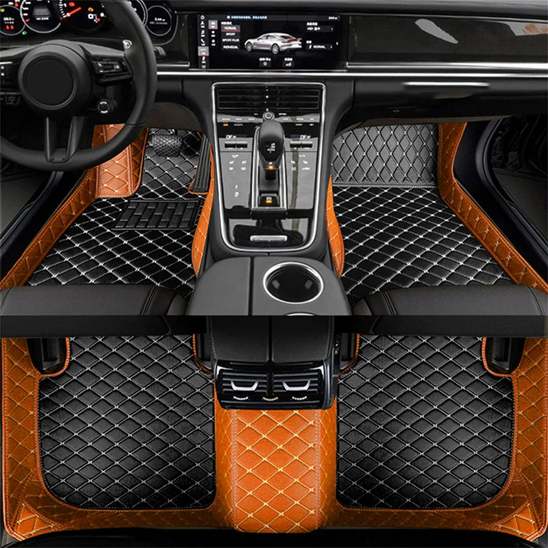 Car Floor Mat For Seat León 5F 2013~2019 Waterproof Tapete Automotivo Para Carro Car Mats Set Alfombra Para Auto Car Accessories