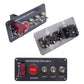 12v Switch Panel Interruptor Car Trunk LED Light Ignition Toggle Engine Start Battery Disconnect Cut Off Switches Universal