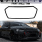 Front Bumper Grille Trim For Audi A5 S5 2020 2021 2022 2023 Black / Carbon Look Racing Radiator Grill Strip Cover