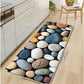 Colorful Pebble Patterned Anti Slip Carpet Suitable for Kitchen Bathroom and Outdoor Machine Washed Polyester Floor Mats