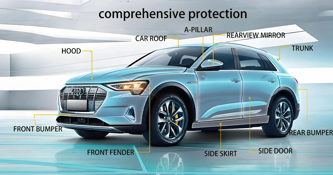 XPEL PPF Automotive Transparent Protective Film TPU Material Anti-Cutting Self-Repairing Paint protection transparent film