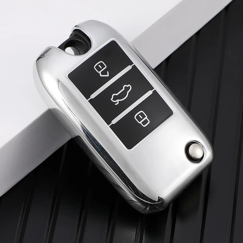 For MG6 EZS HS EHS MARVEL X MARVEL R Electric Roewe RX5 I6 I5 RX3 RX8 ERX5 MG ZS EV 2021 Soft TPU Car Key Case Cover Keychain