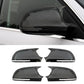 For Audi A3 8P A4 A5 B8 A6L A8L RS6 S8 Q3 S5 RS3 Side Mirror Cover Cap ABS Glossy Black Car Exterior Accessory