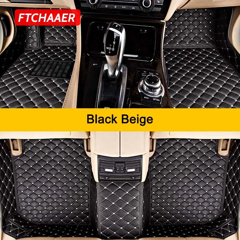 FTCHAAER Custom Car Floor Mats For Audi Etron Q4 e-tron Q5e-tron Auto Carpets Foot Coche Accessorie