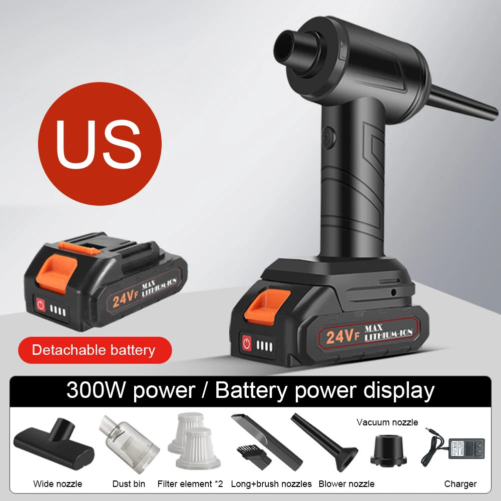 300W12000PA Strong Suction Handheld Portable Vacuum Rechargeable Mini Vacuum Cleaner Wireless Car Vacuum Cleaner Accessories