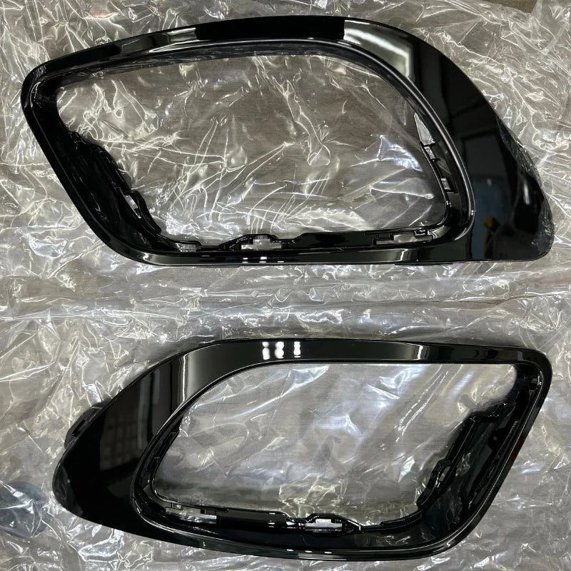 Fog Headlight Frame Right Left Protector Grill For Renault Fluence 2013-2016 Abs Chrome Black 261A23821R 261A32113R
