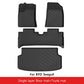 Car Floor Mats For BYD Seagull 2023 - 2024 TPE Trunk Liner Double Layer Foot Carpets Anti - Slip Wear Resistant Protective Pads