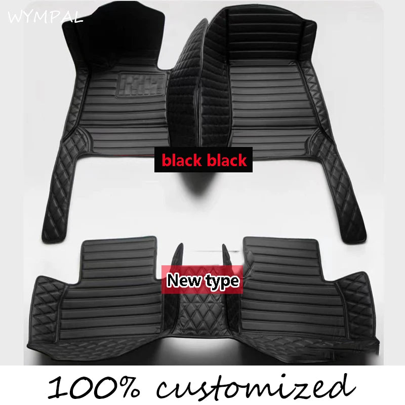 Custom Auto Luxury Leather Car Floor Mat For Renault Clio 4 2013 2014 2015 2016 Car Mat Full Set Women Waterproof Accessories