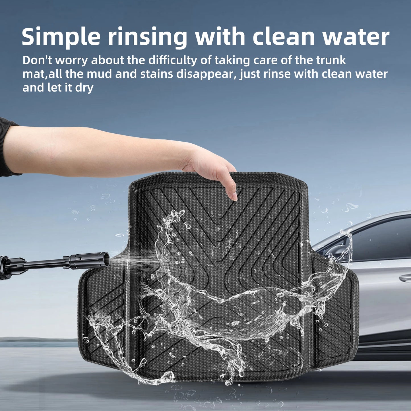 TPE 3D Car Floor Mats Cargo Liner Trunk Pad For Honda Accord 2023 2024 Floor Mats All-Weather Auto Accessories