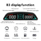 B3 Speedometer Head Up Display OBD2 HUD Car Tachometer Water Temp With Alarm Auto Fuel Consumption Volt Meter Gauge