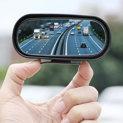 1PC Car Rearview Auxiliary HD Glass Parking Aid Mirror 360-degree Wide Angle Car Blind Spot Mirror Adjustable Rotation