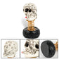 Car Ornament Shaking Halloween Skull Head Tire Spring Skulls Relieve Driving Fatigue Auto Decor Toys Car Decorations RS-SFN047