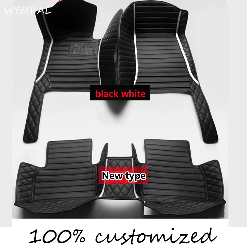 Custom Auto Luxury Leather Car Floor Mat For Renault Clio 4 2013 2014 2015 2016 Car Mat Full Set Women Waterproof Accessories