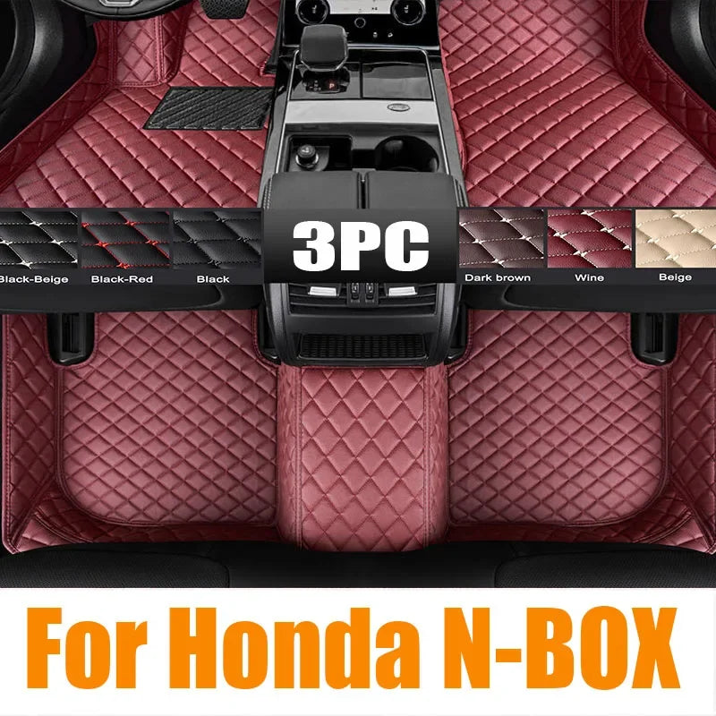 Original 3D TPE RHD Car Floor Mat For Honda N-BOX NBOX 2017-2020 2021 JF3 JF4 Car Floor Liner Tray Foot Pad Carpet Mats Auto Acc