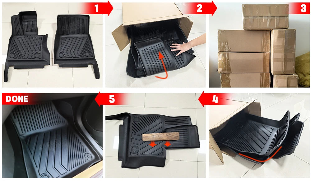 All-Weather TPE Floor Mat For Skoda Superb 2016-2023 2022 2021 2020 2019 Carpet Cover Automotive Interior Protector Accessories