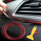 Car Universal Trims Strip 5M Tape Interior Modelling Line Flexible Wheel Modified Center Control Instrument Panel Chrome Glitter