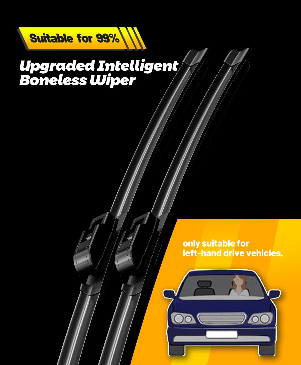 Car Front Wiper Blades Windscreen for Audi A5 S5 RS5 B8 2007-2023 8T 8F 8W6 SLine 2018 2010 2011 2020 2008 2012 2009 Windshield