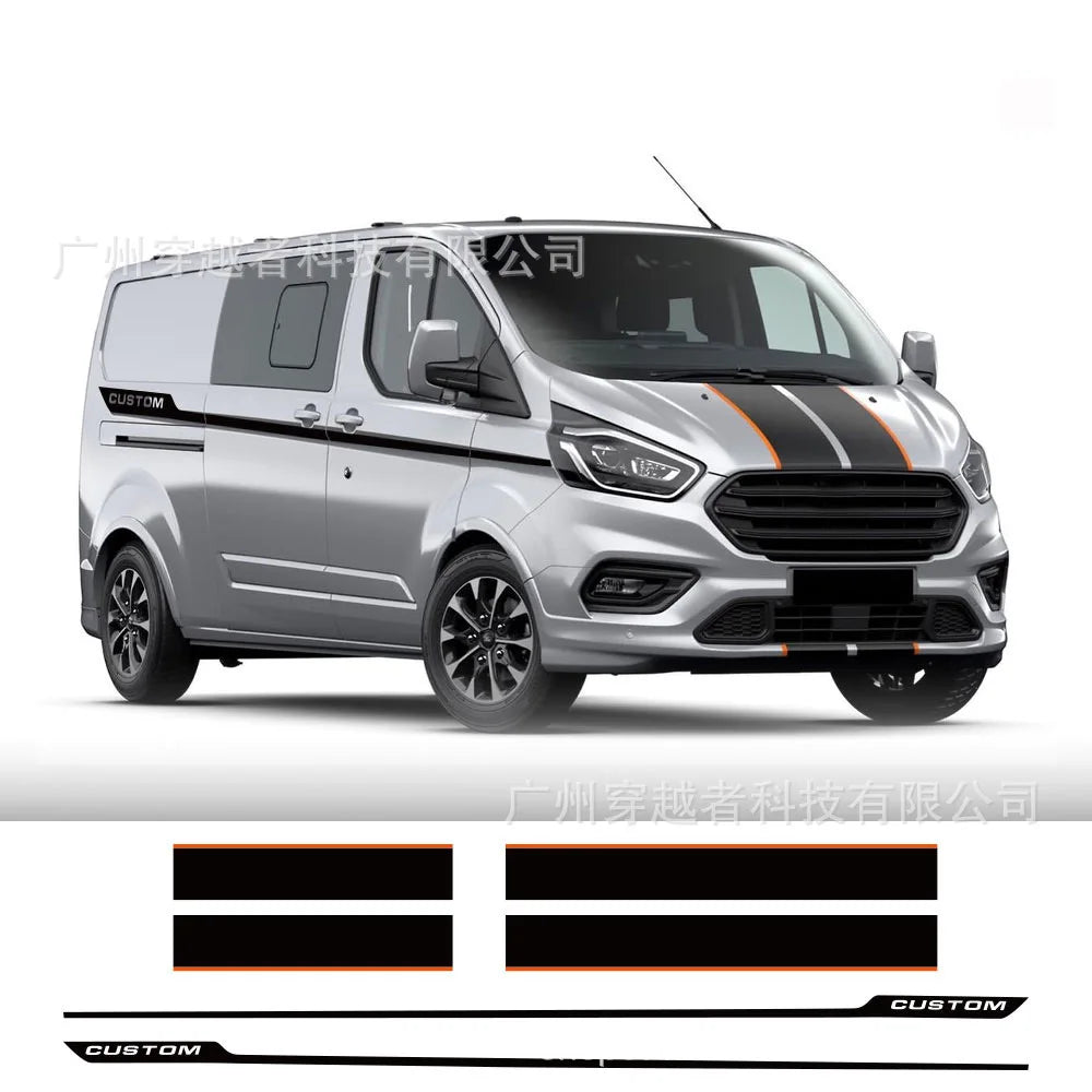 Ford Transit Tourneo Camping Car Modification Sticker Suitable For Car Engine Cover Side Rear Door Decal Sport Customization