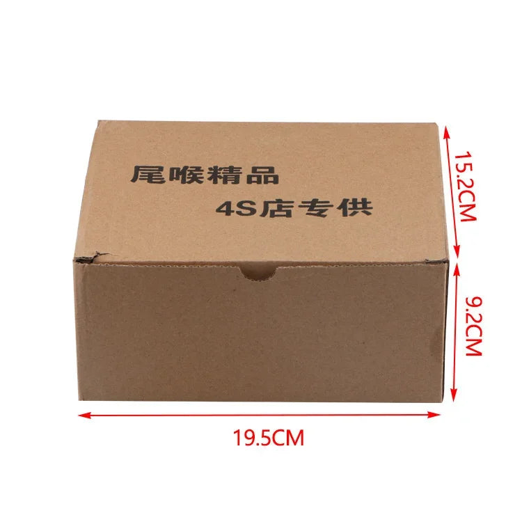 64mm Universal Double Pass Exhaust Pipe Tip Exhaust Silencer Muffler Tip Stainless Steel Pipe Trim Modified Exhause Tail Pipe