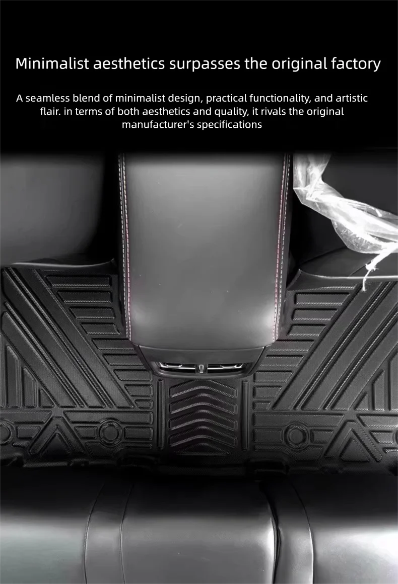 TPE Floor Mats For Peugeot E308/308 GT 2024-2025 hybrid LHD Waterproof Anti-Slip Custom Fit All-Weather accessories