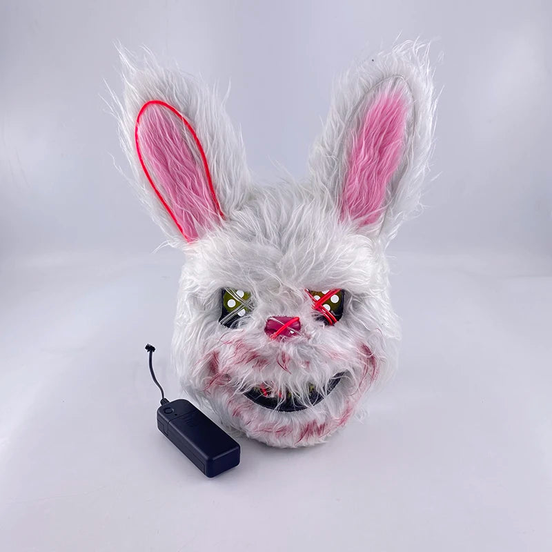 Halloween Carnival Party Costume Decoration Luminous LED Mask Halloween Mask LED Maske Light Up Party Masks for Glow Party