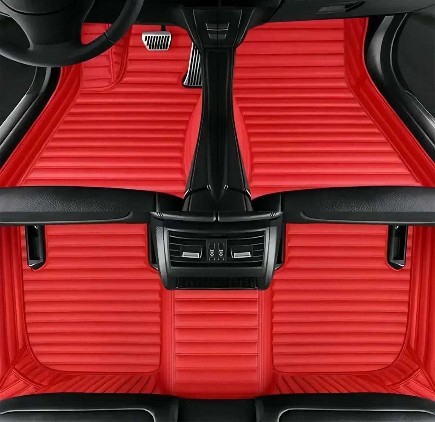 Leather Car Floor Mats For Seat Leon MK3 2012 2013 2014 2015 2016 2017 2018 2019 2020 All Weather Waterproof Car Floor Mats