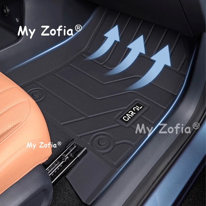 For Geely EX5 EM-i Galaxy Starship 7 EM-i 2025 2026 Car TPE Floor Mats Full Cover Cargo Liner Waterproof Trunk Mat Accessories
