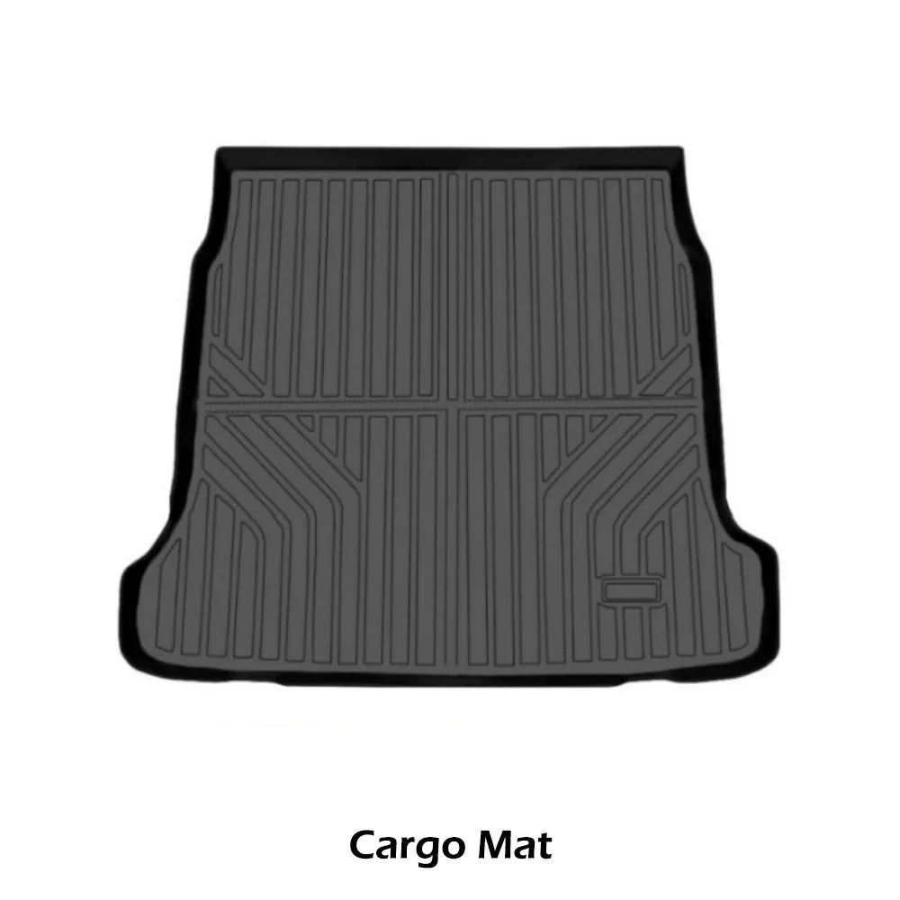 All Weather TPE Waterproof Floor Mats for 2023 2024 2025 Hyundai Ioniq 6 Trunk Mat 1st & 2nd Row Liner Cargo Liner Accessories